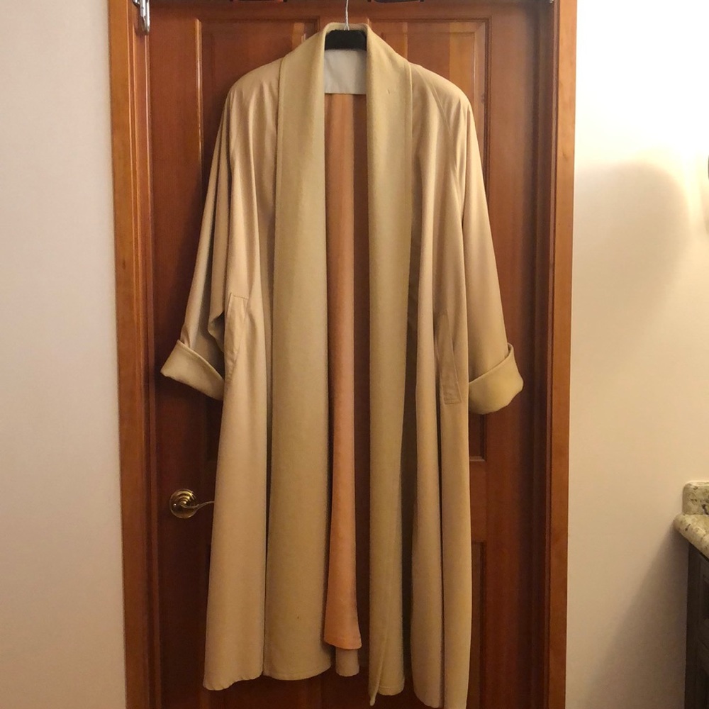 Ladies long swing coat